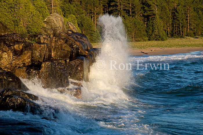 Crashing Lake Superior Waves