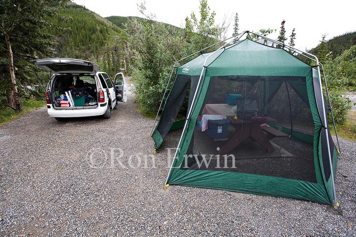 Campsite with Dining Tent