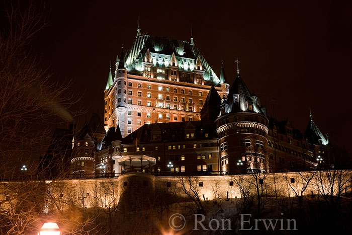 Winter's Evening on the Chateau Frontenac