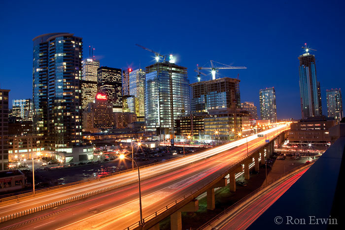 Downtown Toronto at Night