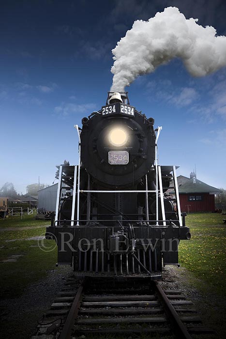 Steam Locomotive Illustration