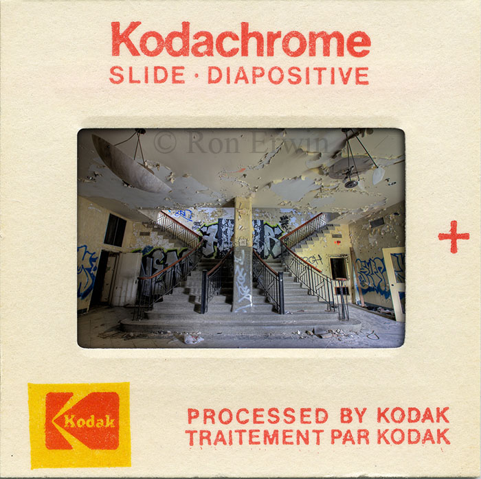Kodachrome mounted staircase - click for larger view