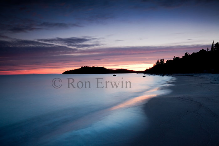 Sunset on Gargantua Bay - click to view larger image