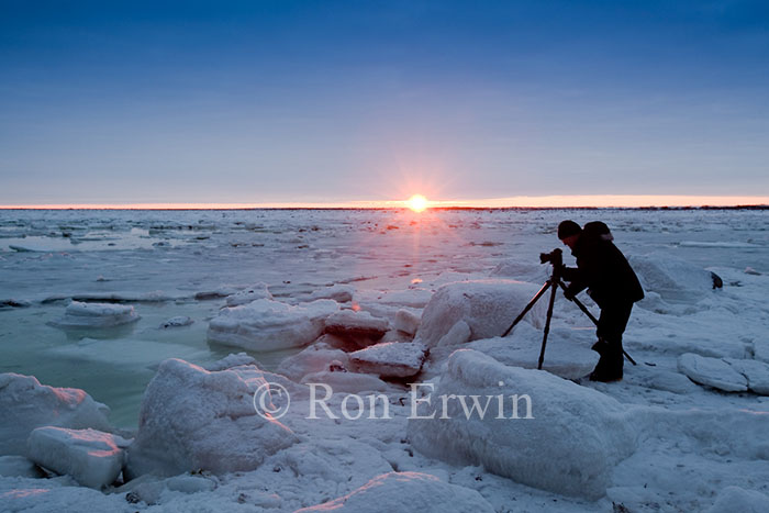 Photographer at Hudson Bay