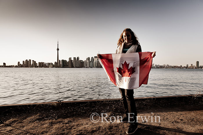 Flag Waving in Toronto