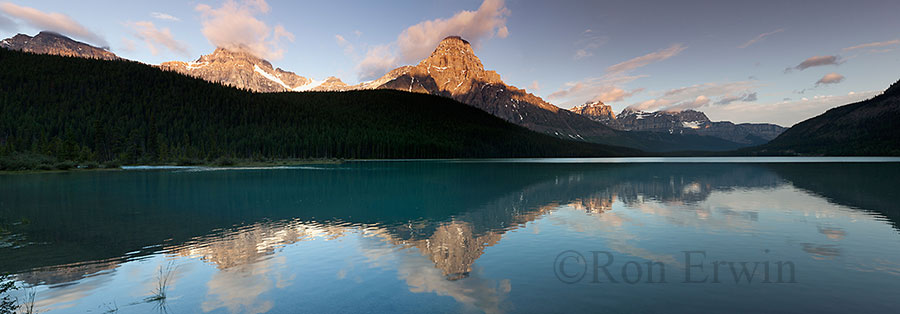  Mount Chephren and Waterfowl Lake