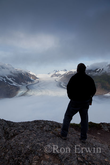 Viewing the Salmon Glacier, BC