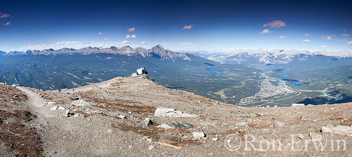 View from Whistlers Jasper, AB