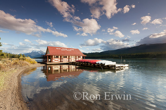 Maligne Lake Historic Boathouse Jasper, AB