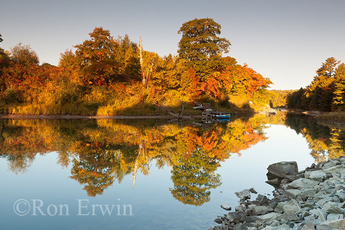 Autumn on Whitefish River, Ontario