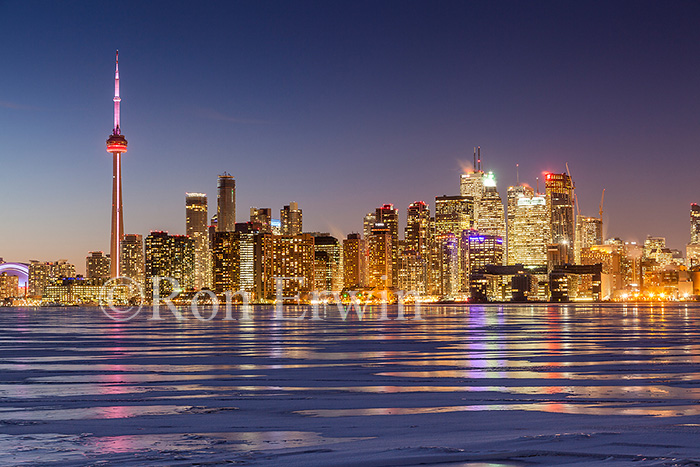 Toronto Skyline in Winter 