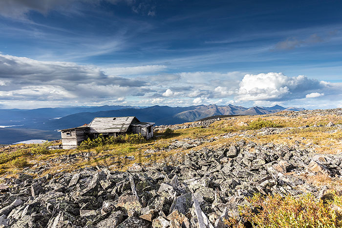 Cabin on Keno Hill, YT