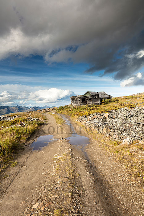 Cabin on Keno Hill, YT