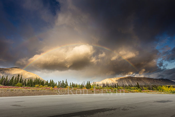 Rainbow in Yukon
