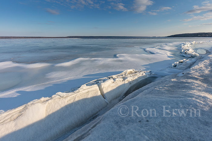 Ice on Lake Wolsey, ON