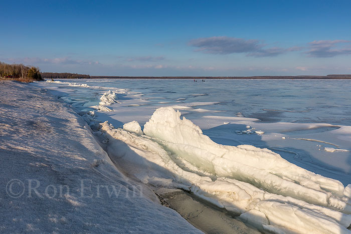Ice on Lake Wolsey, ON