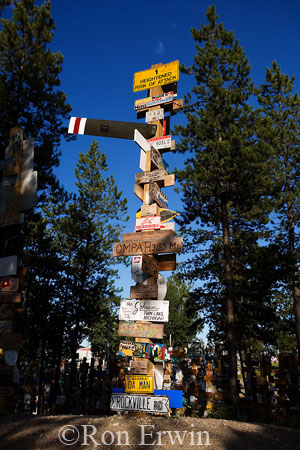 Signpost Forest &copy; Ron Erwin
