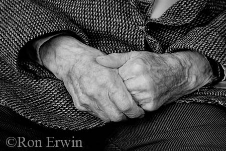 Weathered Hands of a Veteran