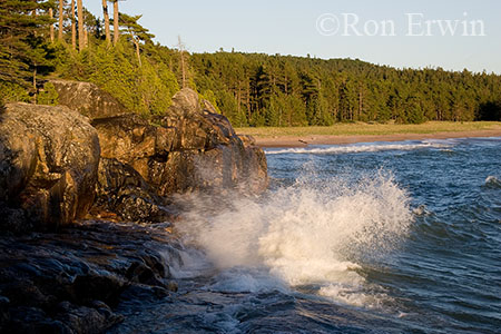 Crashing Lake Superior Waves