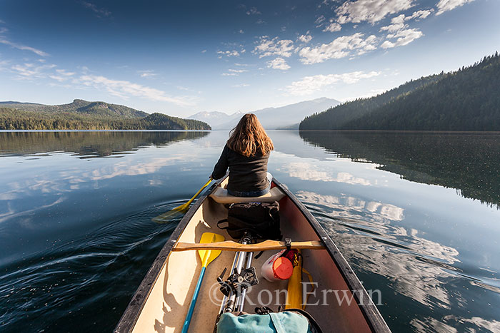 Canoeing in the Cariboo's, BC