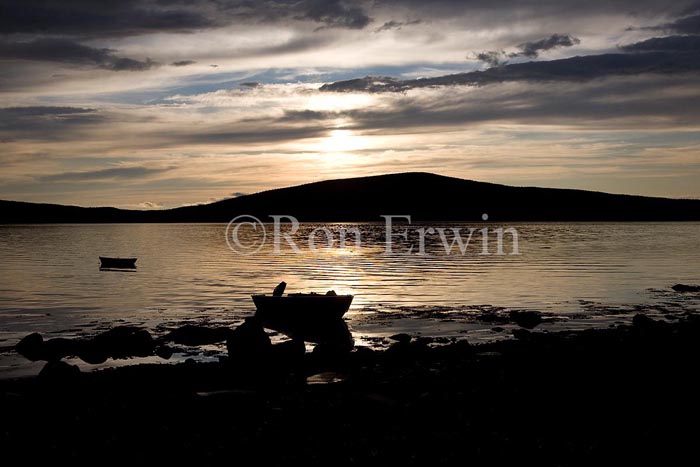 Sunset in Cartwright, NL