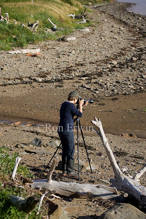 Photographer in Restricted Area