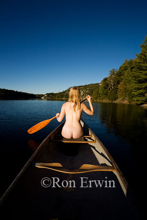 Nude Paddler