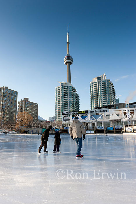 Skating at Harbourfront