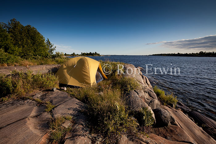 Tent at Georgian Bay