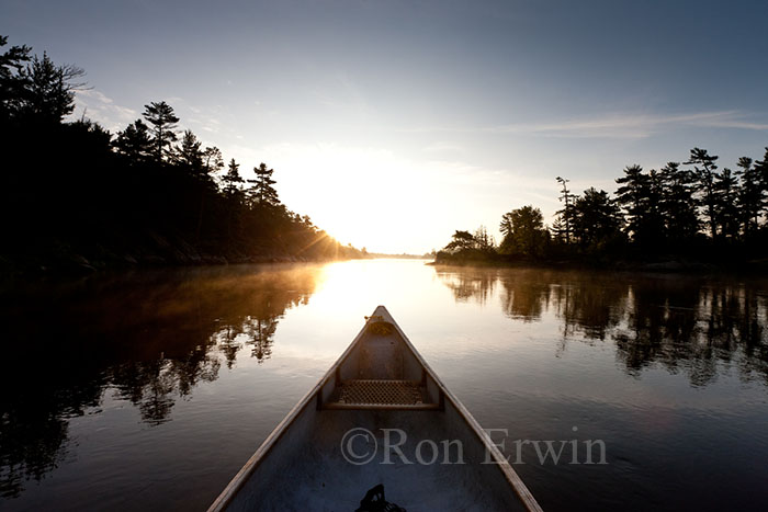 Canoeing the French at Dawn