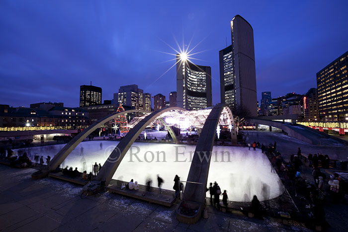 Night Skating at City Hall