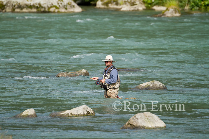 Fishing in Chilkoot River