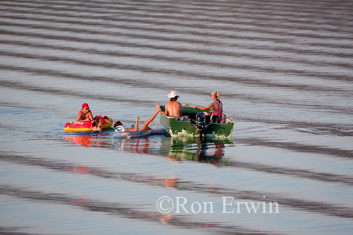 Fun on Lake Laberge