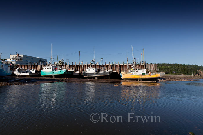 Boats on Fundy at Low-tide