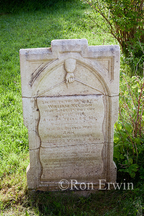 Headstone in Trinity, NL