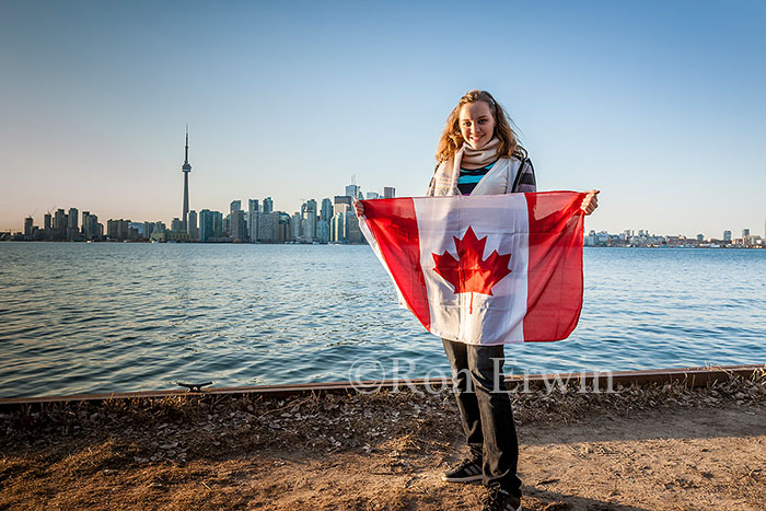 Flag Waving in Toronto
