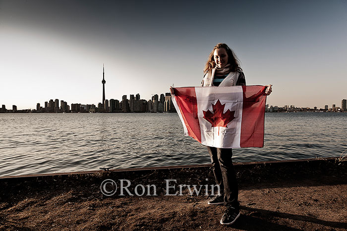 Flag Waving in Toronto