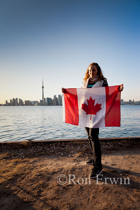 Flag Waving in Toronto