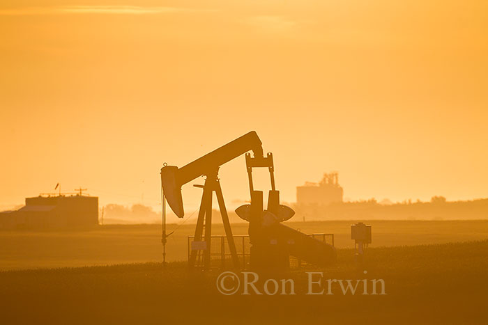 Oil Pumpjack at Dawn