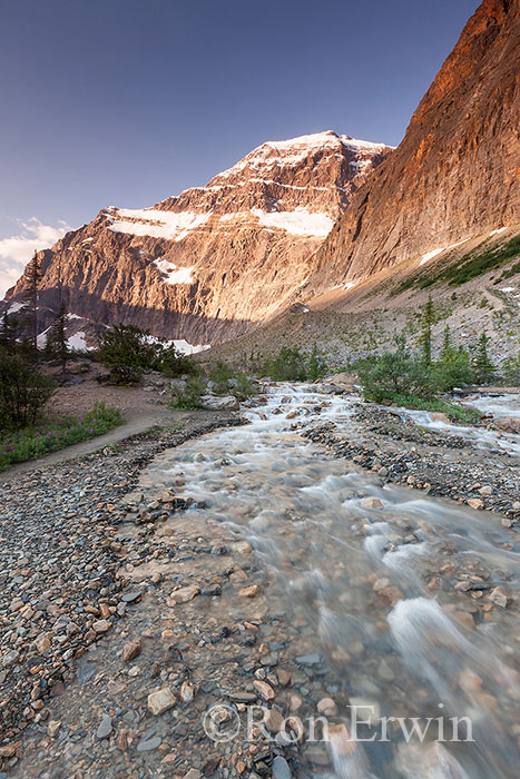 Stream on Mount Edith Cavell, AB