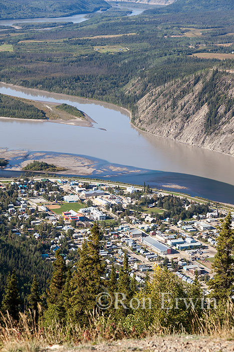 Dawson, Yukon from the Dome