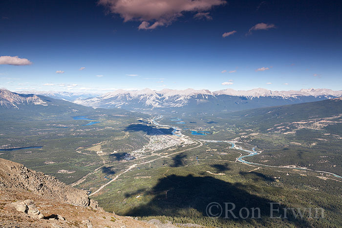 View from Whistlers Jasper, AB