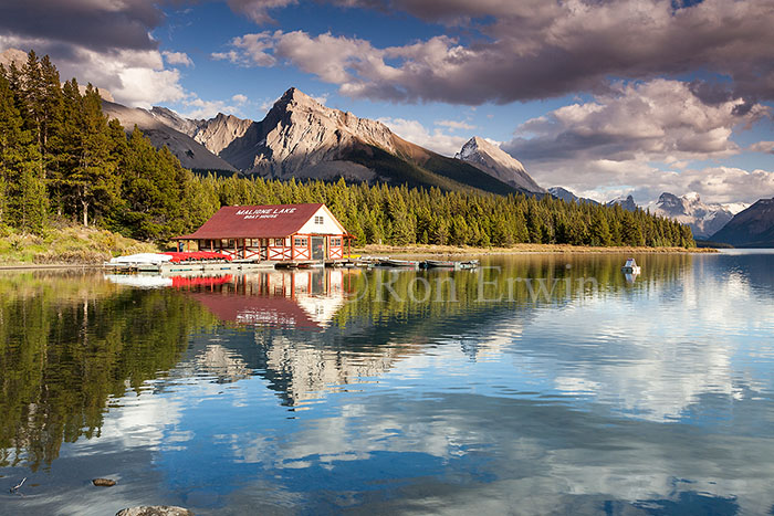 Maligne Lake Historic Boathouse