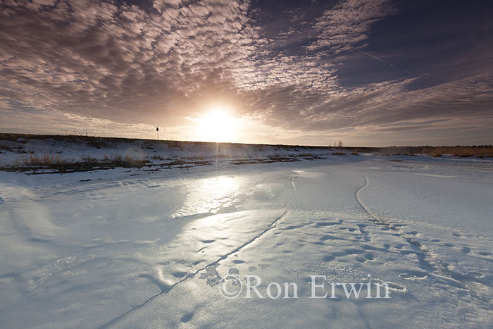 Manitoulin Winter Sunset