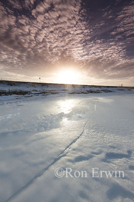 Manitoulin Winter Sunset