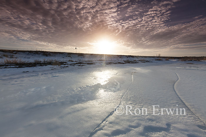 Manitoulin Winter Sunset