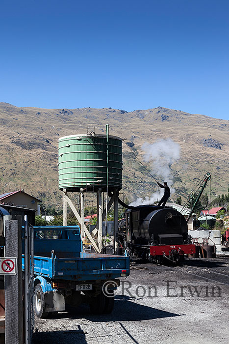 Loading a Steam Engine