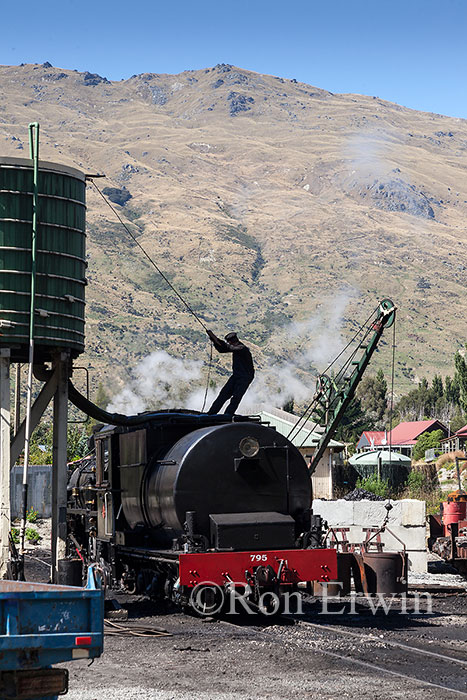 Loading a Steam Engine