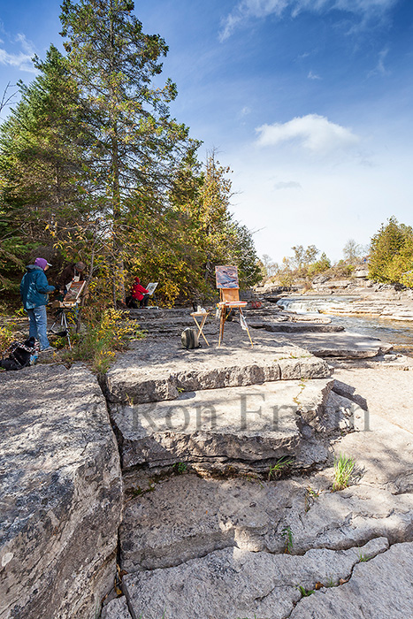 Artists at Fourth Chute, ON