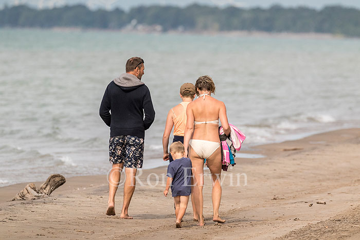People on the Long Point Beach